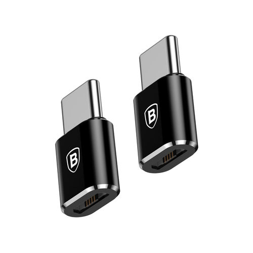 Baseus (2-Pack) USB Type-C (Male) to Micro-USB (Female) OTG Adapter